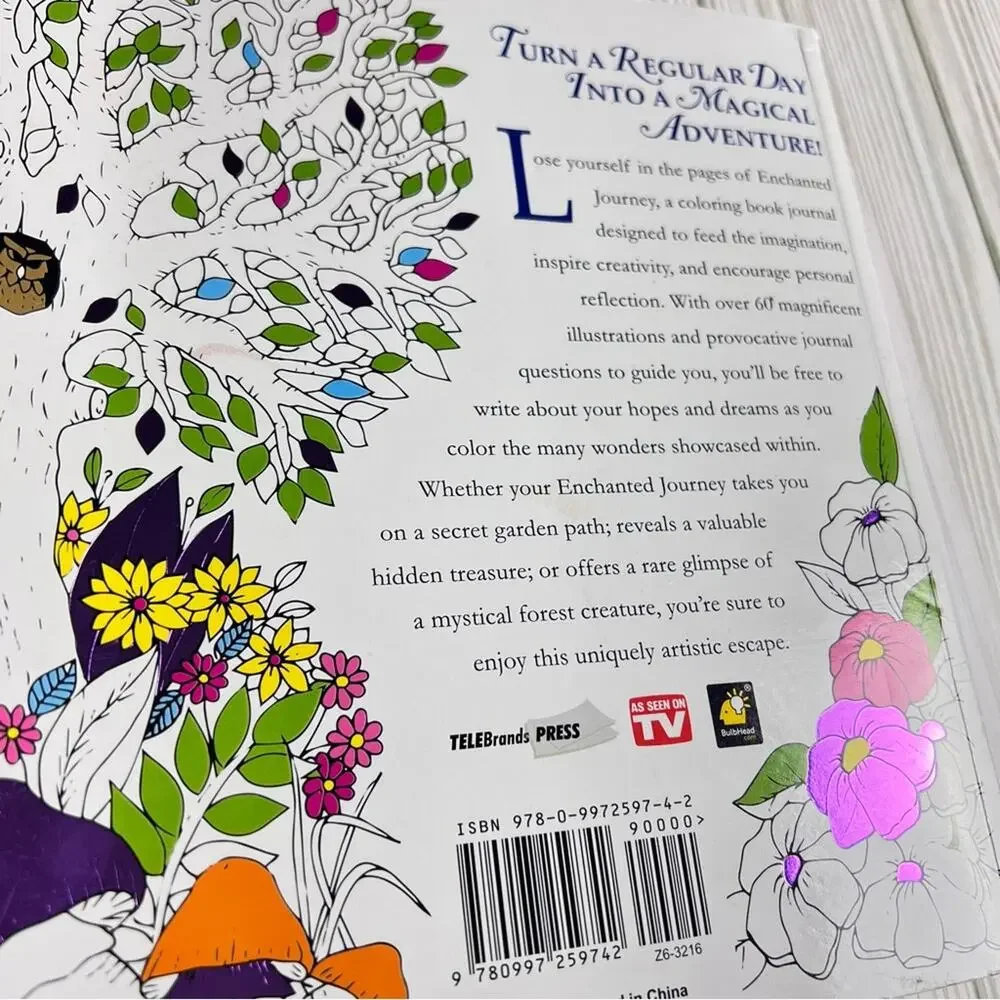 Colorama The Enchanted Journey, A Special Coloring Journal, Write and Color